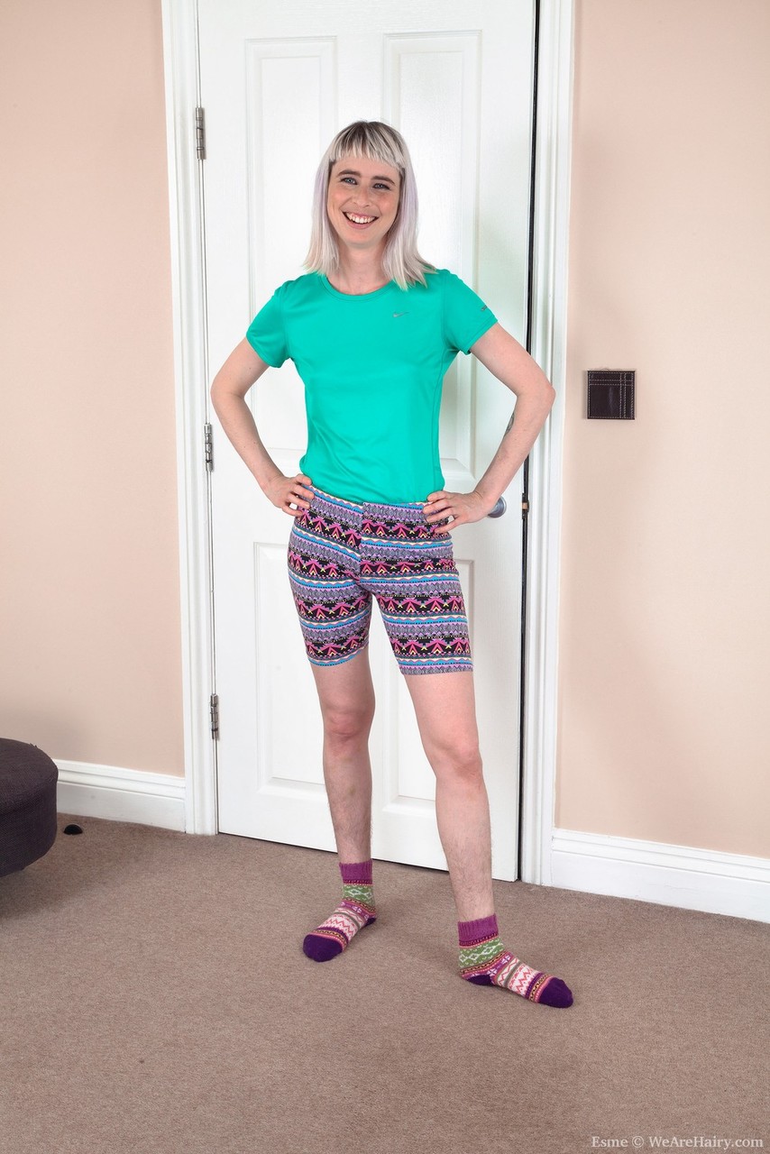 Amateur Esme Reveals Hairy Beaver And Armpits