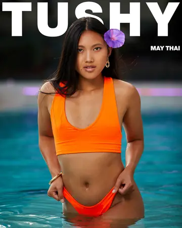 May Thai – Thai Brunette in a Bikini Takes Anal Cowgirl and Doggy for a Facial