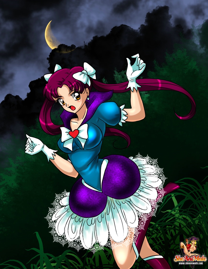 触角手淫热卡通变性人宝贝大阴茎