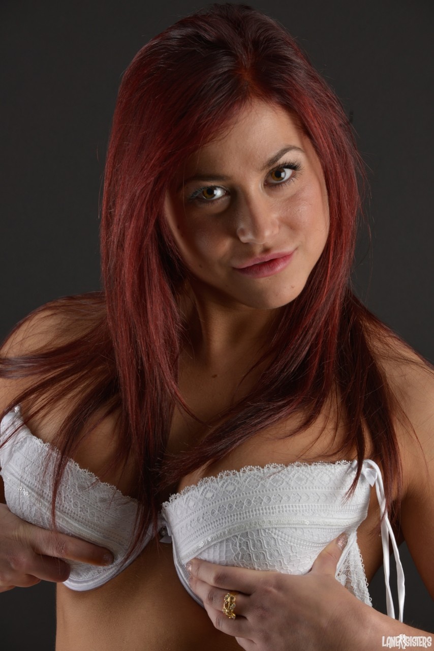 Sexy Redheaded Milf And Brunette Roxy Lane Show Big Tits