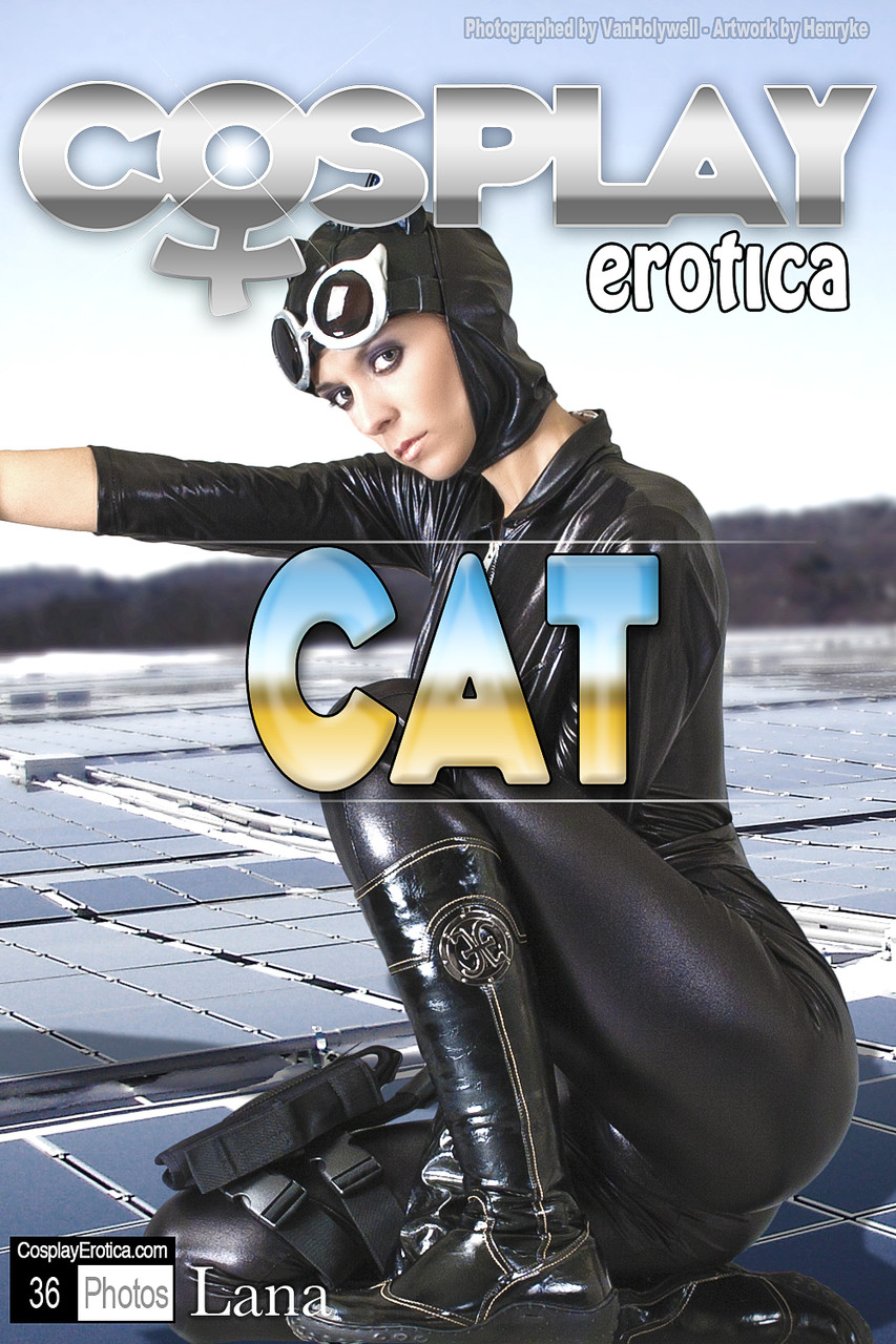 Lonely Catwoman Strips On Rooftop After Dark