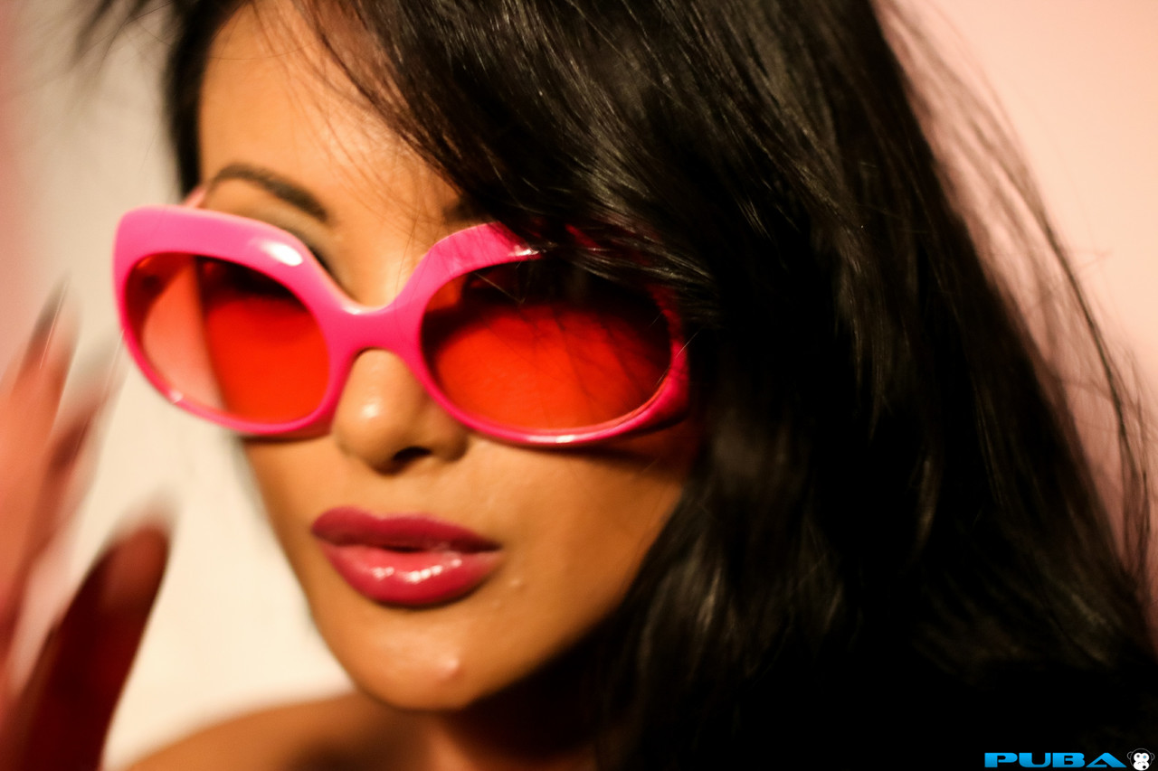 Keani Lei Reveals Small Titties and Toys Her Black Haired Pussy