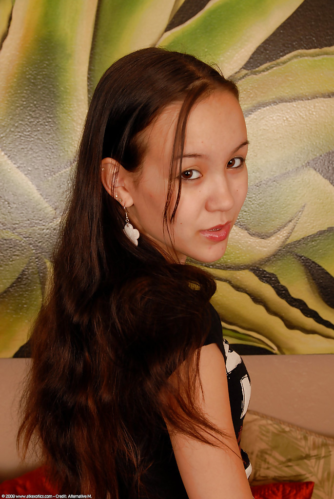 Petite Asian Hottie Amai Liu Undressing For Masturbation Session