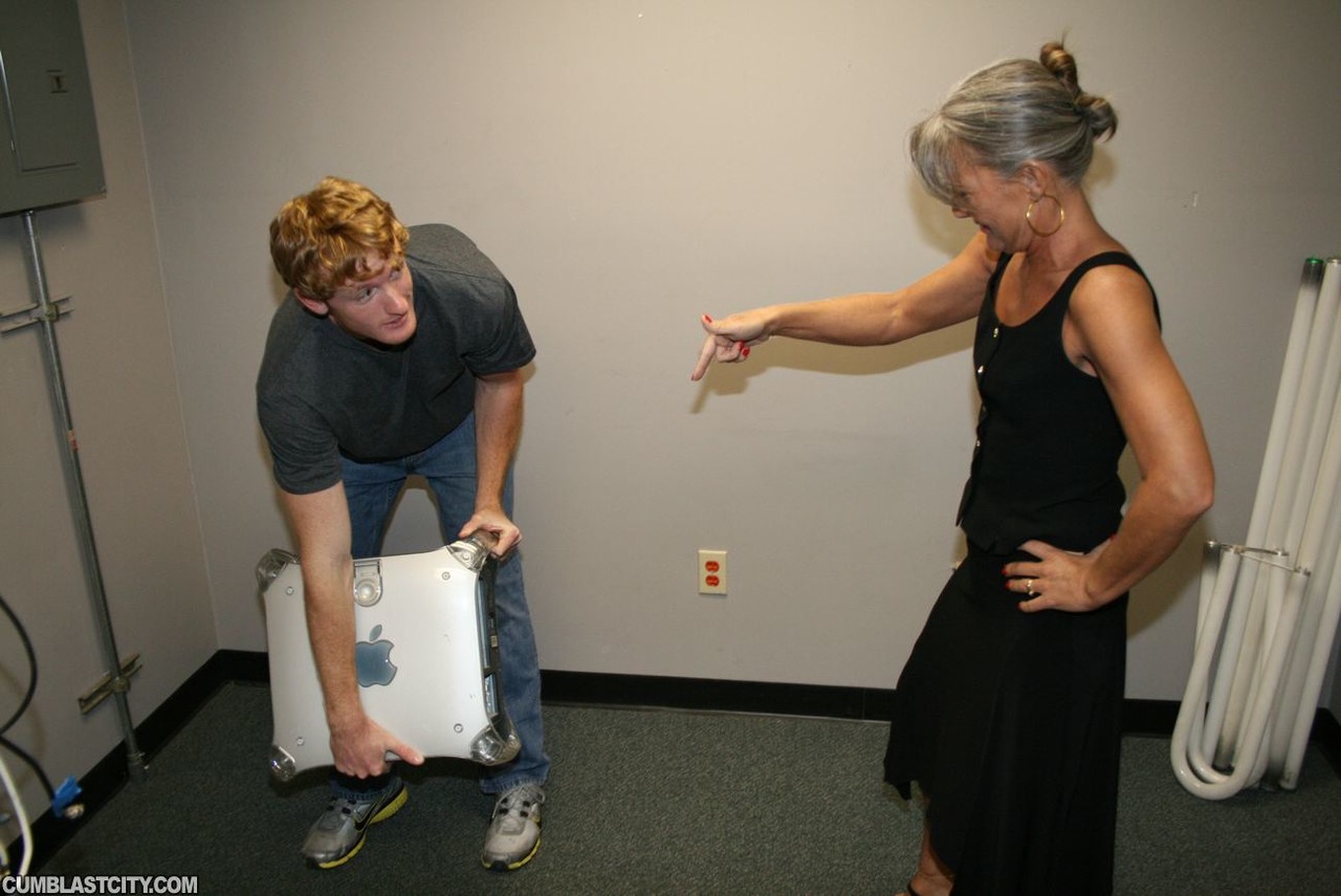 Horny Granny Gives Hot Handjob Fully Clothed And Gets Cum On Face