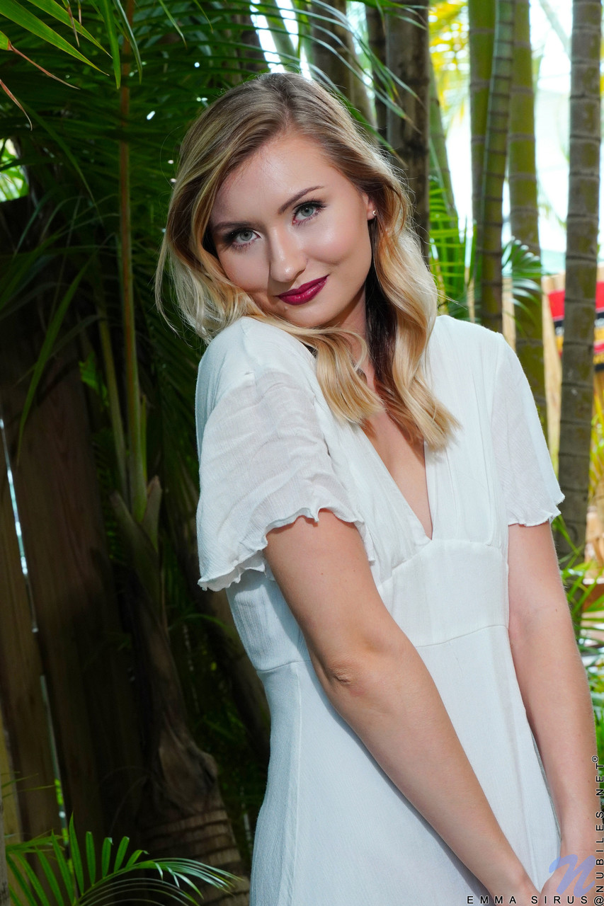 Petite Teen Emma Sirus Strips And Toys Her Pink Beaver