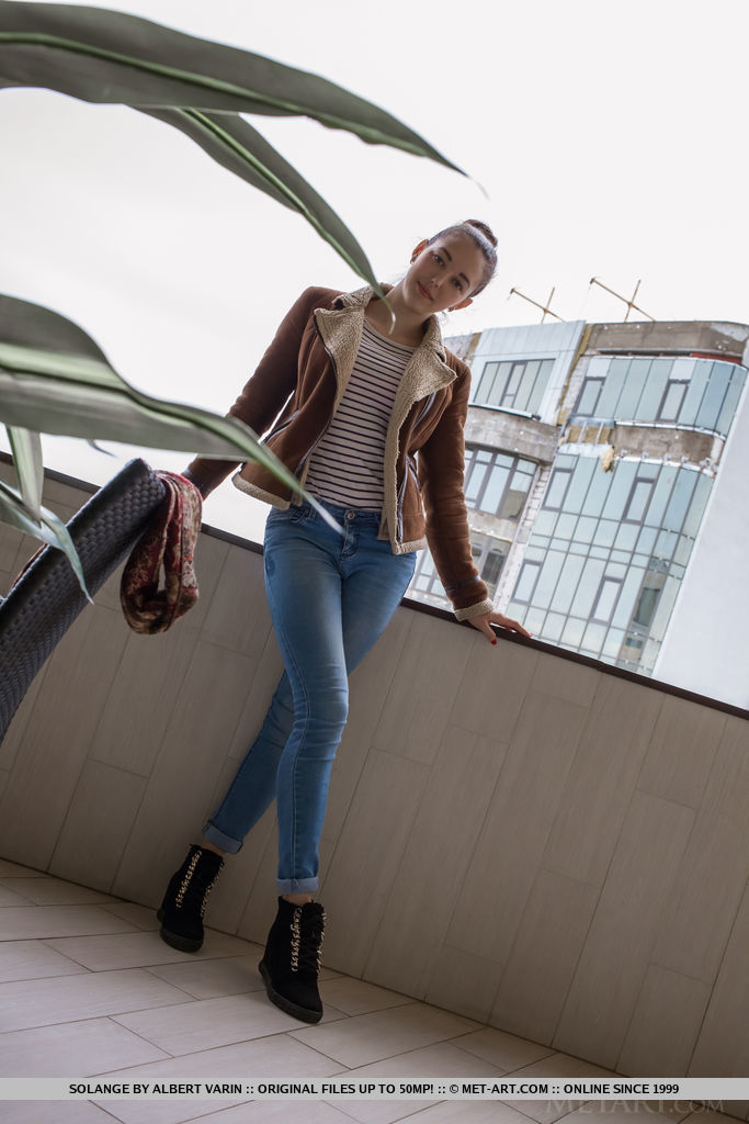 Ukrainian Teen Strips Naked Inside Her Apartment