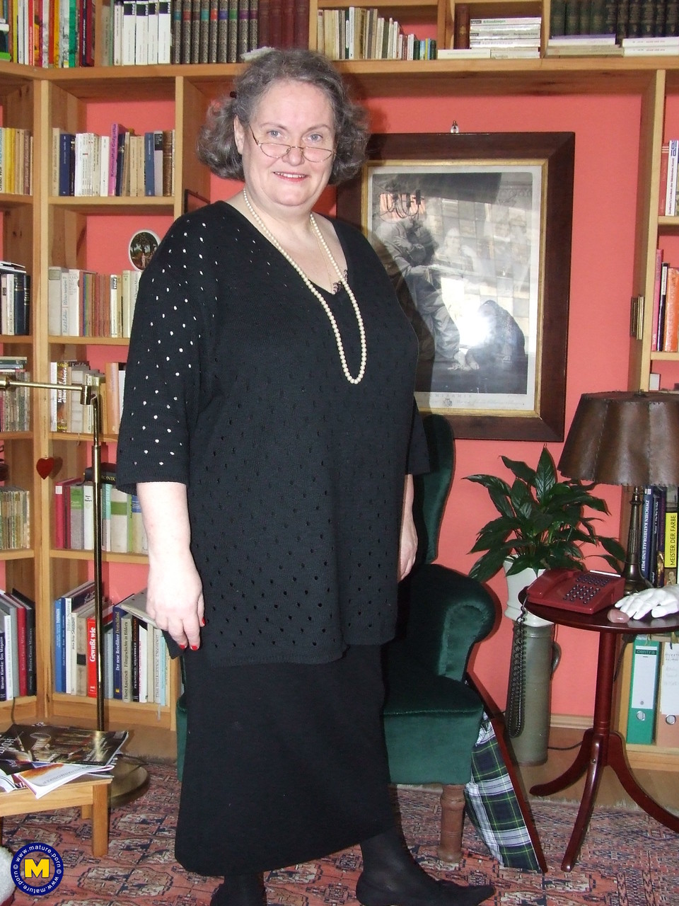 Birgid: Fat Mature Woman Strips Clothes & Lingerie to Show Huge Body