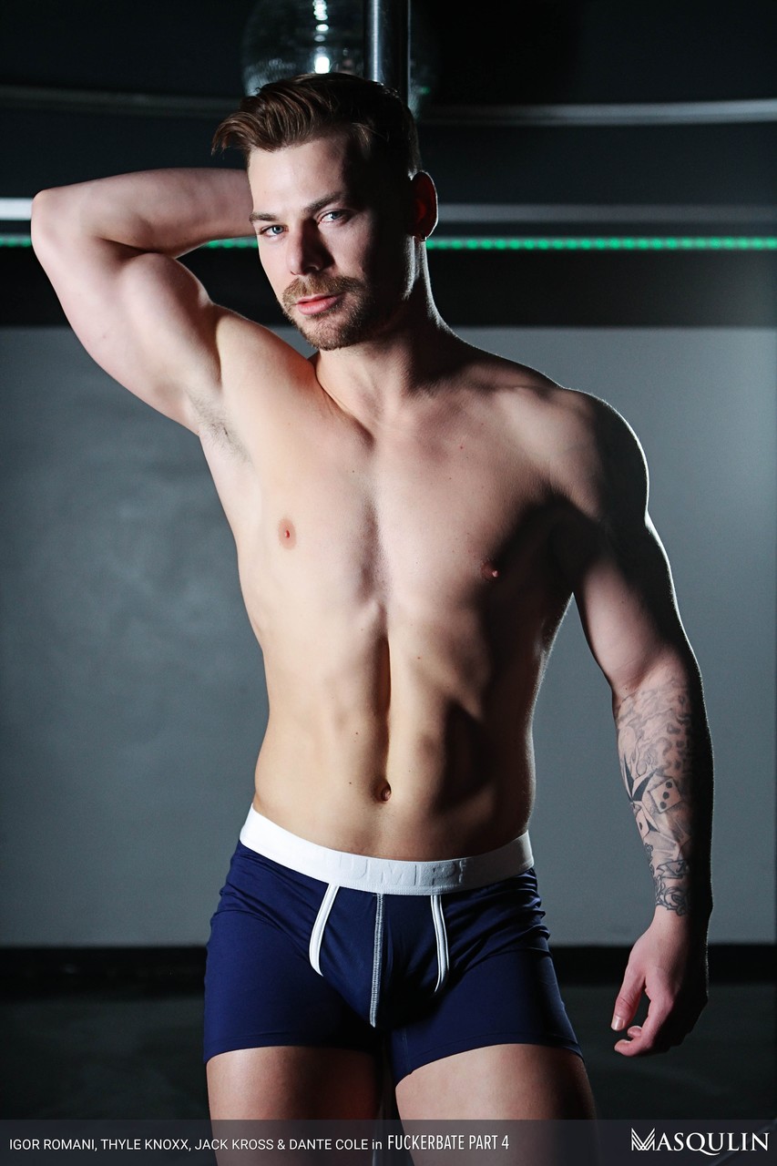Gay Orgy With Dante Colle, Igor Romani, Jack Kross & Thyle Knoxx