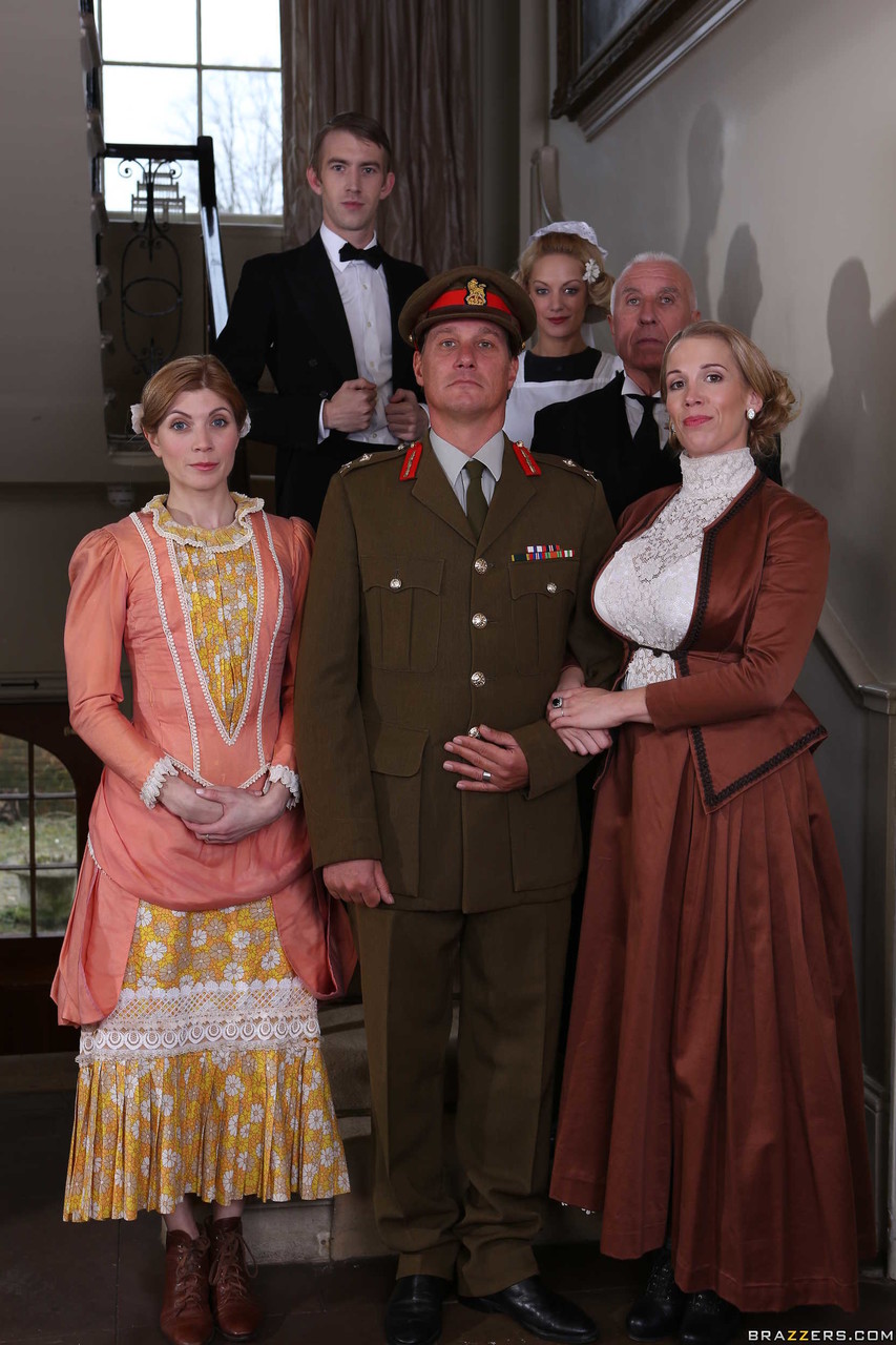 Sexy Rebecca More And Lovely Maid Loulou Share Big Cock