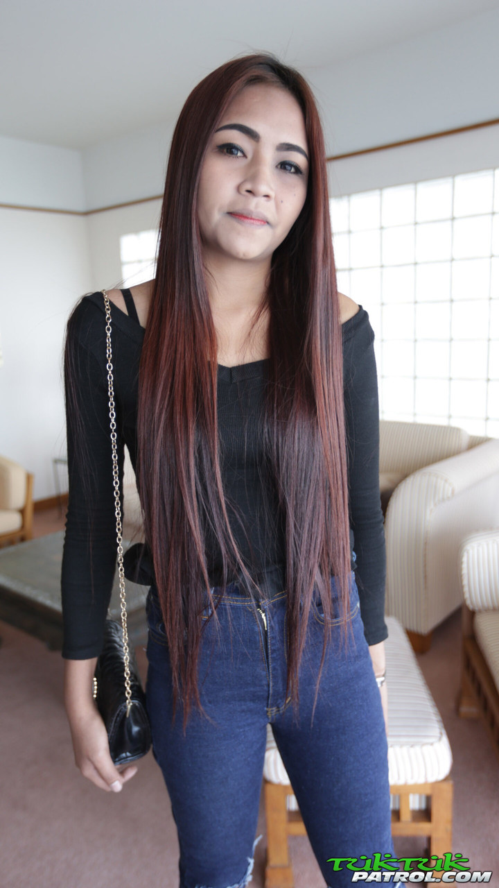 Cute Asian Babe Bell Strips Naked & Fucks Missionary & Doggystyle