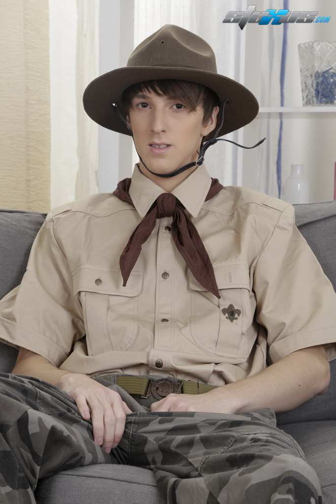 Gay Boy Scout Kurt Maddox In Interracial Threesome With Hung Black Men