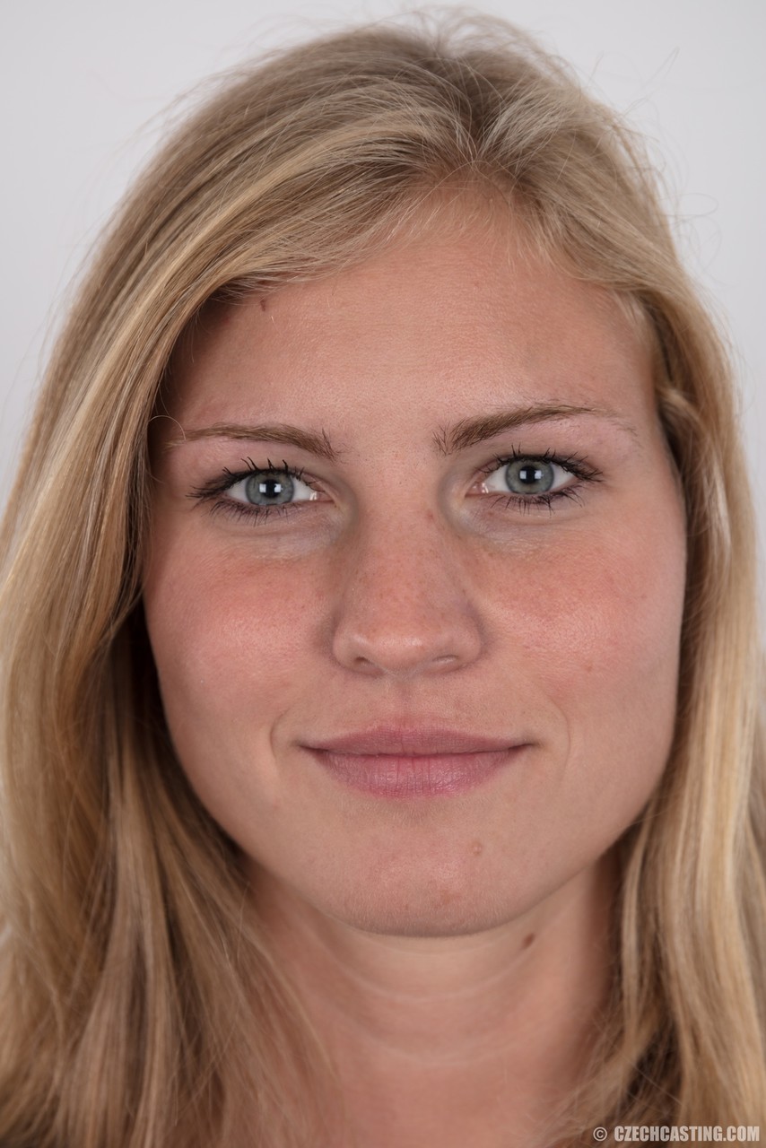 Blonde Adriana Strips Jeans To Show Big Saggy Boobs