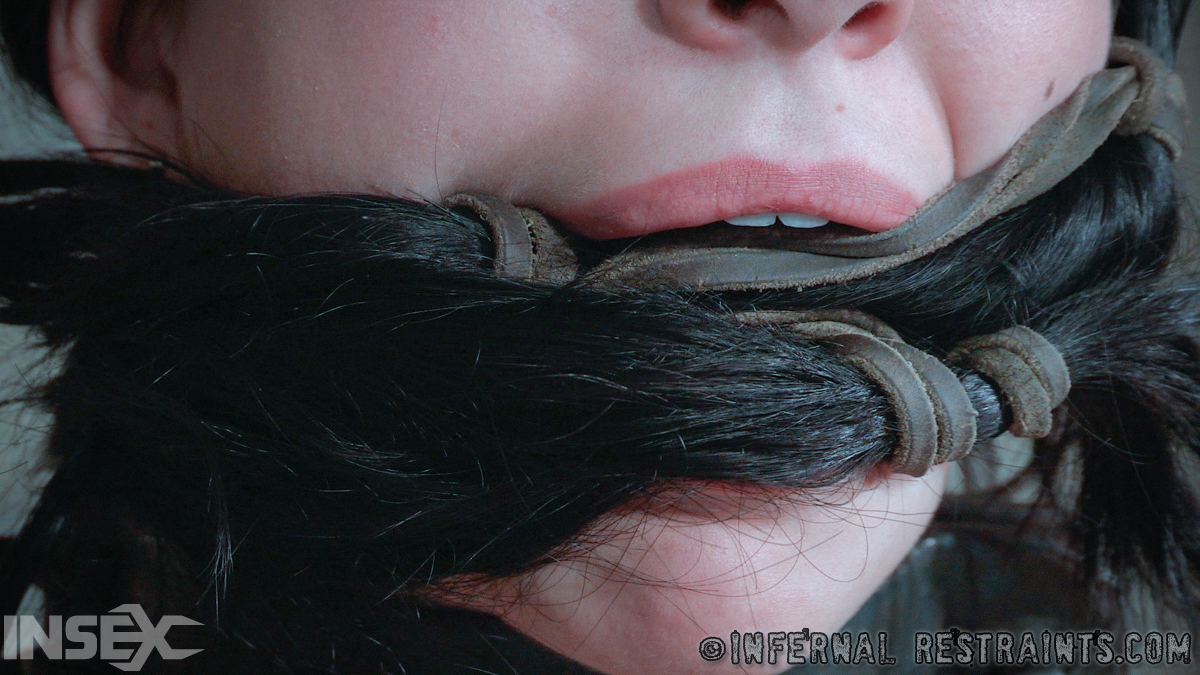 Skinny Brunette Teen Charlotte Sartre Bondage Penetration