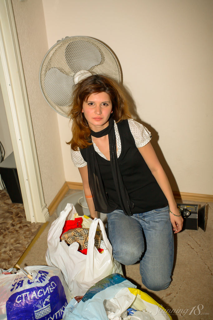 Bia D Brushes Her Teeth Before Getting Naked to Shower