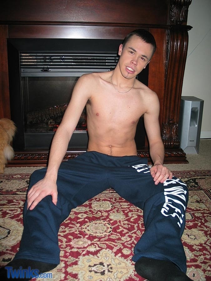 Solo Twink Strokes His Hairy Dick Until He Ejaculates