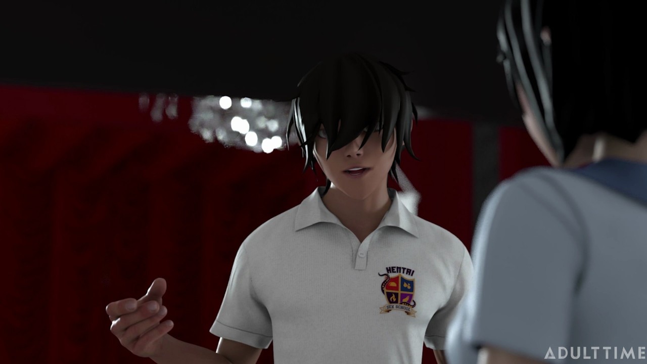 野外階段のヘンタイ：淫らなアニメ美女が舐められて犯される