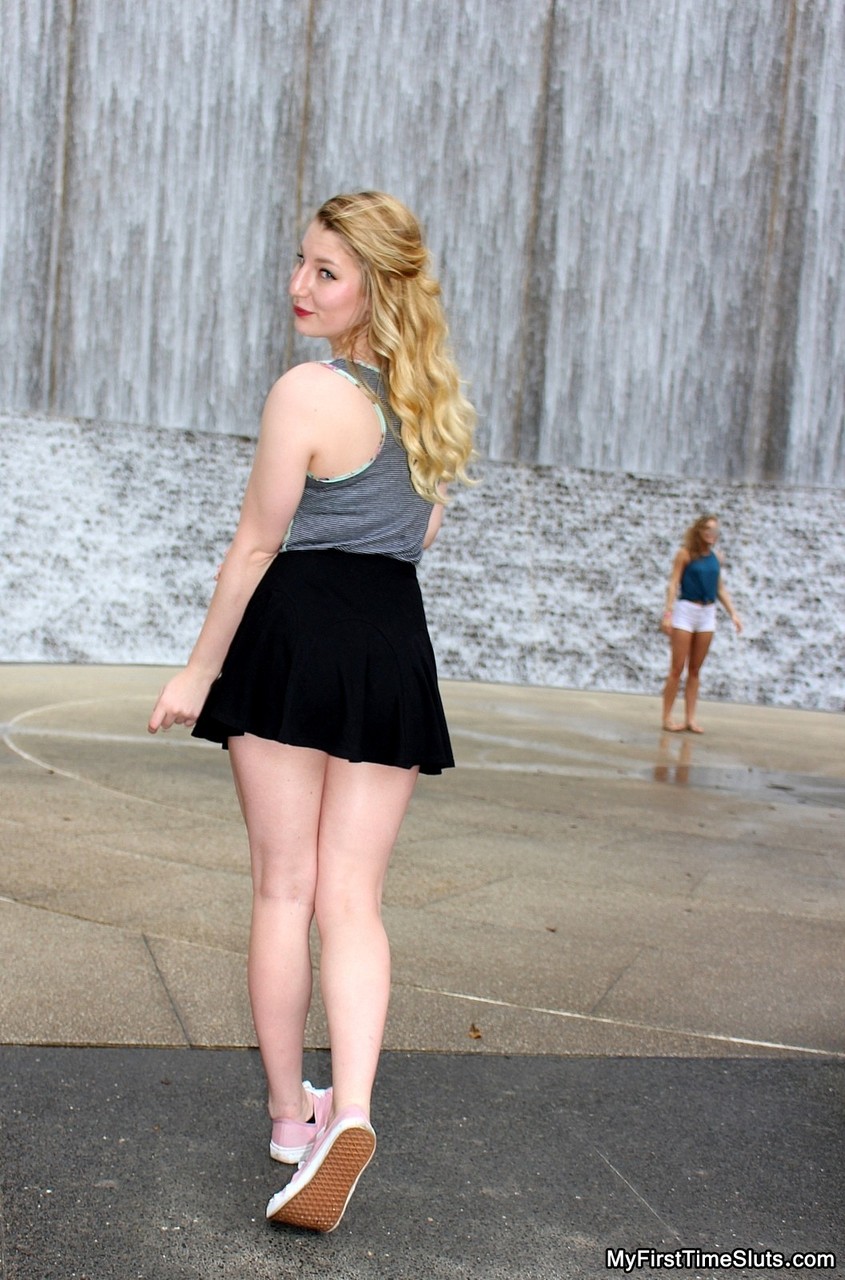 Slim Teen Lila Fray Exposes Hot Ass And Gets Rammed From Behind Outdoors