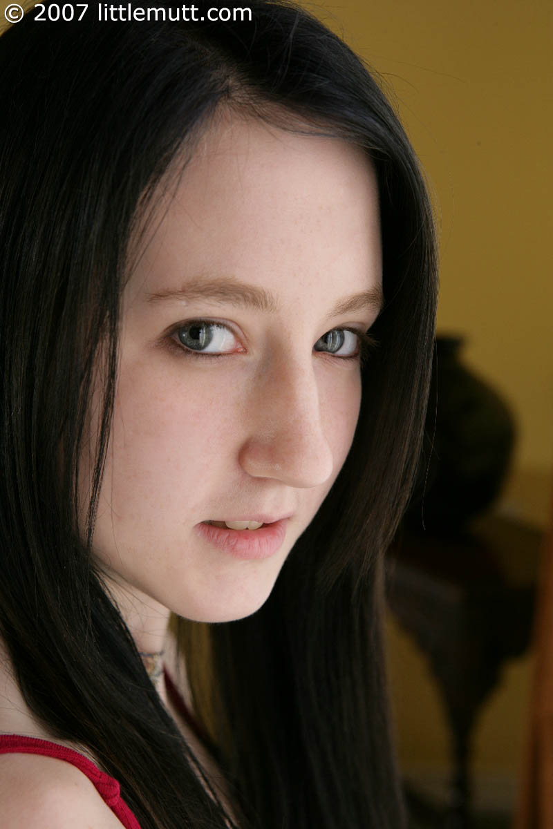 Skinny Teen Shows Off Her Tight Slit During First Nude Session