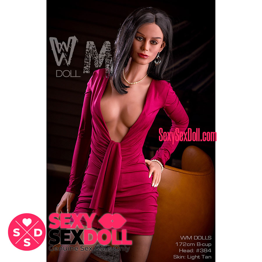 Glamorous Fashionista Sex Doll With Various Hair Colors Posing And Stripping