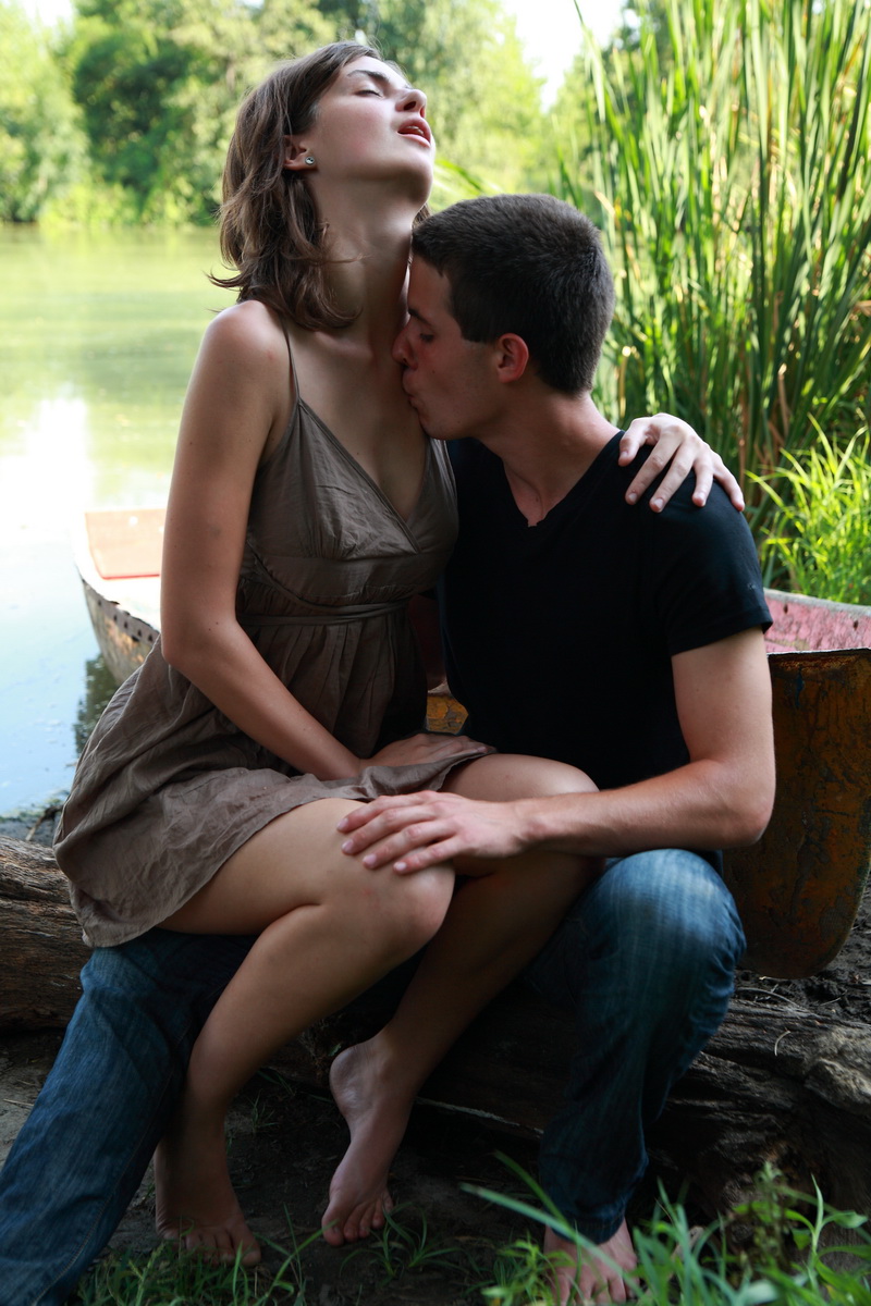 Young Couple Takes Boat to Secluded Location for Sex