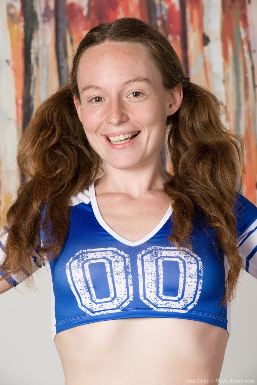 Cute Redhead Cheerleader Pigtails Toys Authentic Ginger Pussy