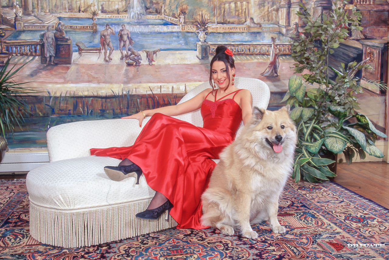 Classy Brunette Lady In Hardcore Double Penetration