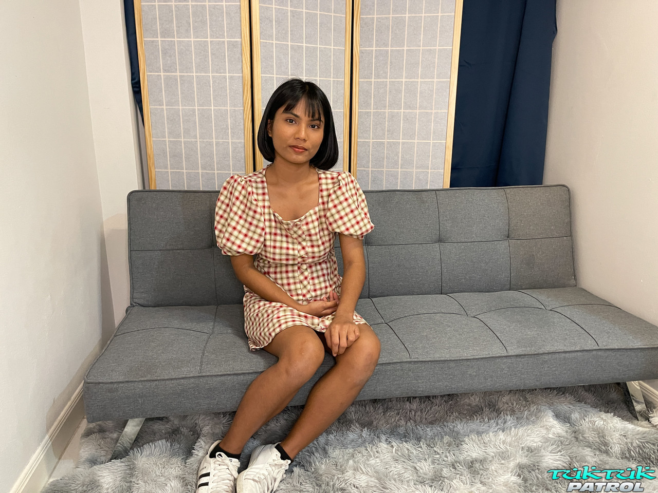 Thai Babe Noon Teases With Her Big Tits And Takes A Stiff Boner Deeply