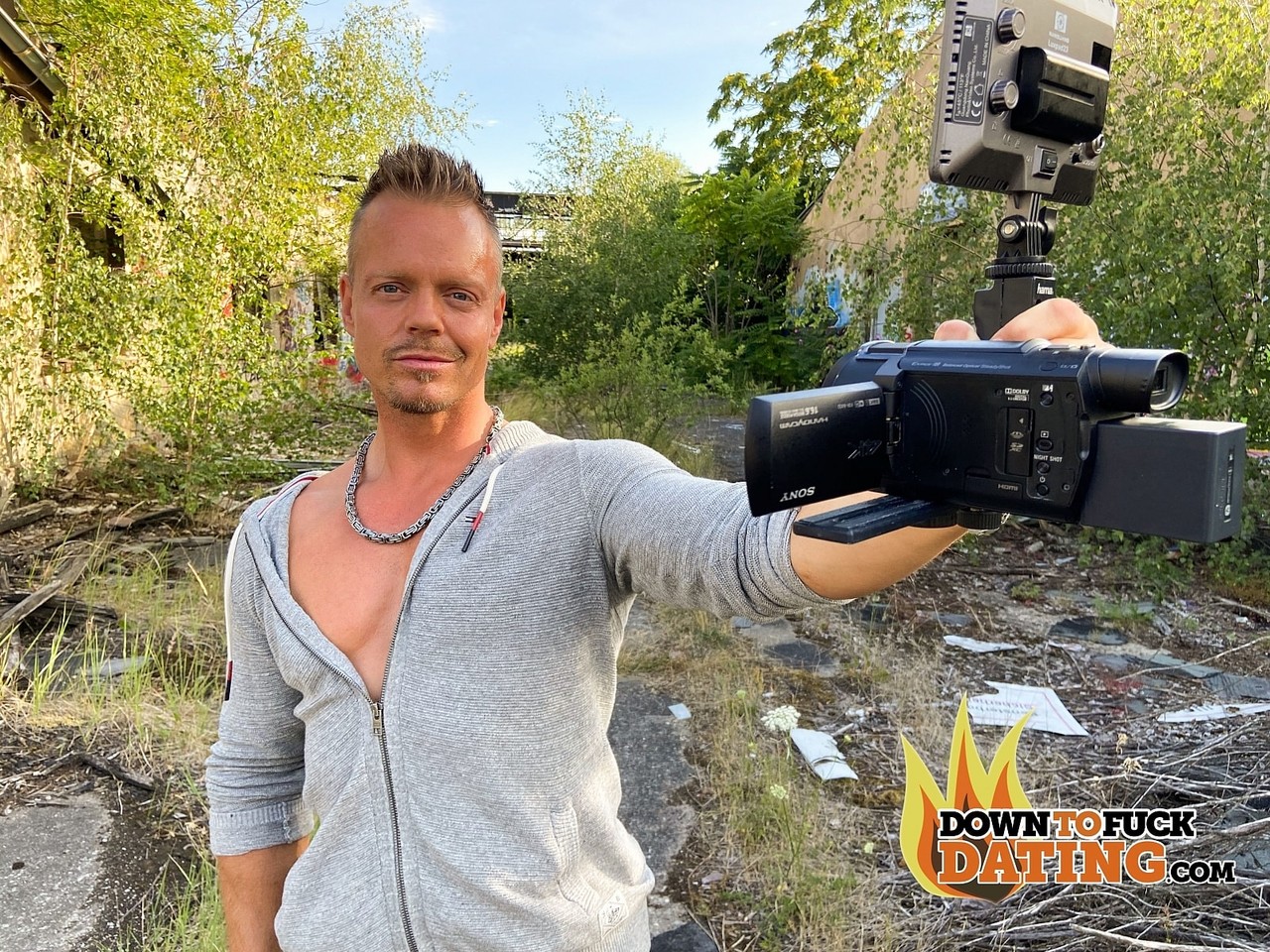 Blonde Milf Harleen Van Hynten Fucks Blind Date In Abandoned Building