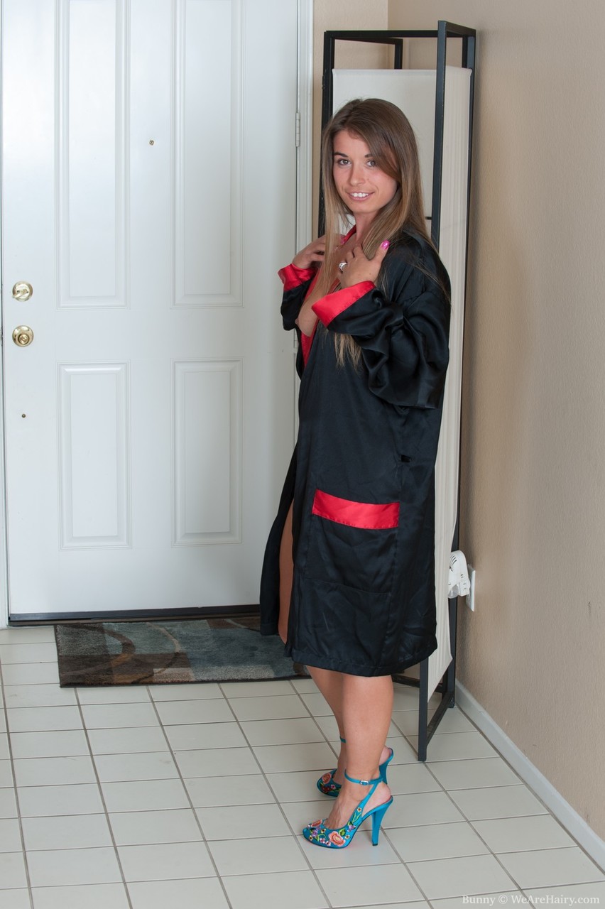 Bunny Solo Clothespins Her Hairy Snatch