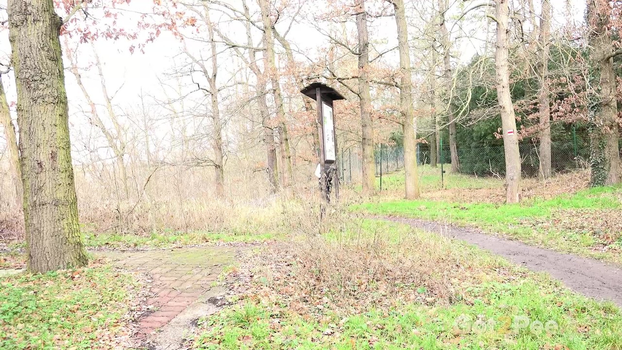 Naomi Bennet Squats For An Urgent Piss While Taking A Shortcut Thru The Woods