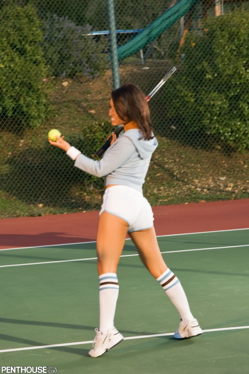 Tiny Tennis Lesbian Babes Kristina Rose And Lana Lopez Taste Each Other