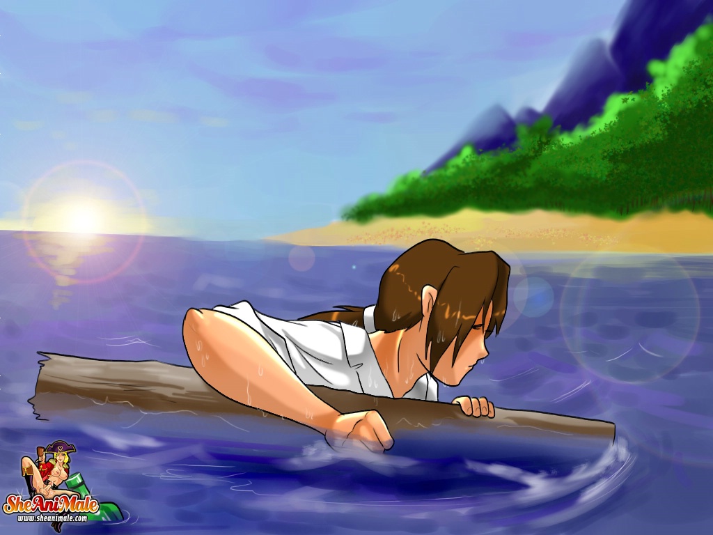 Tapferer Hentai-Junge Gefangen Und Gefickt Von Sexy Shemale-Stamm