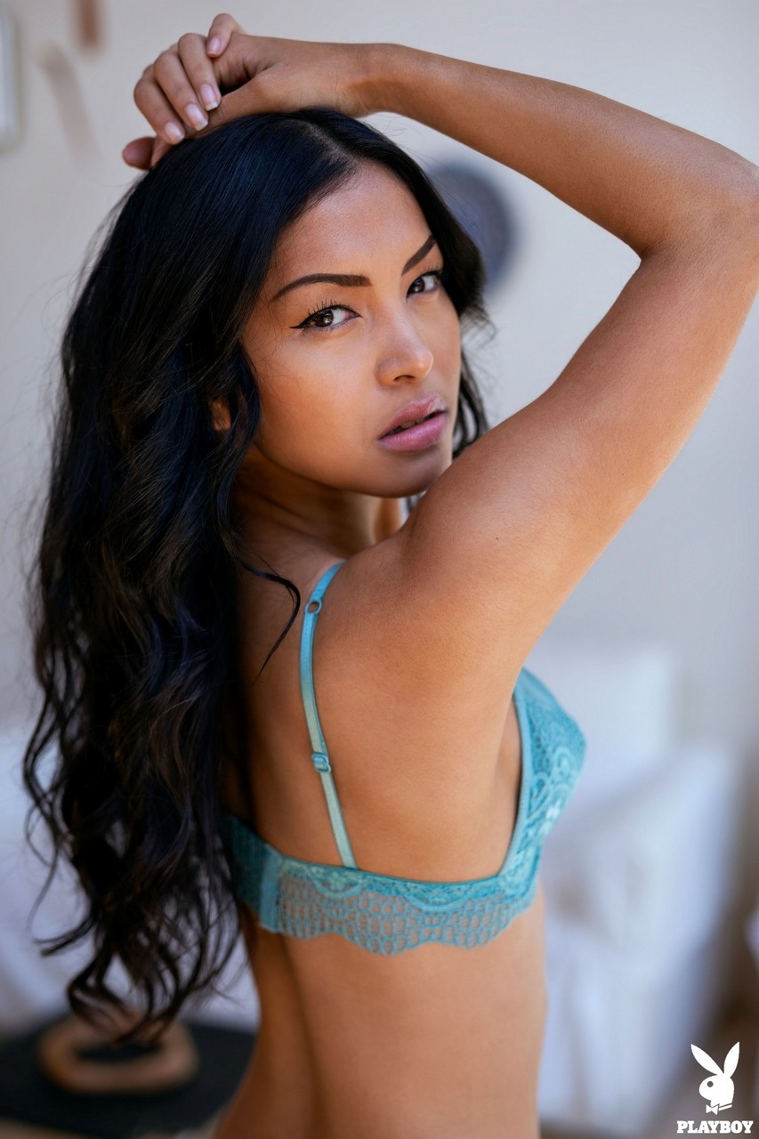 Chloe Rose, Exotic American Brunette, Joyfully Bares Her Natural Tits