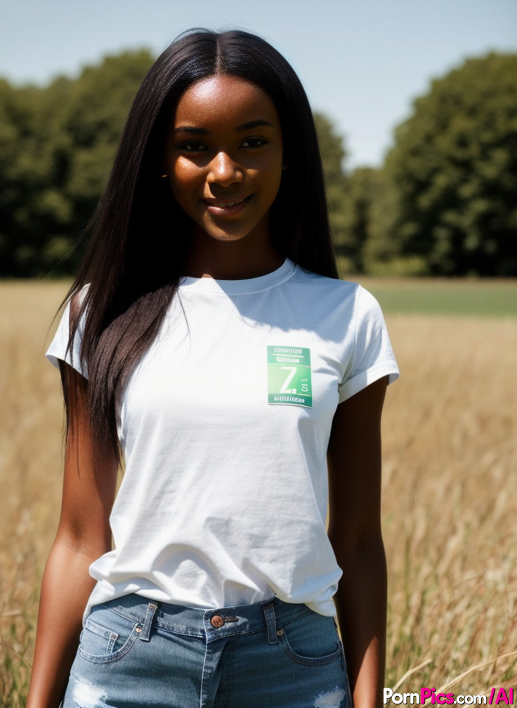 エボニー美女ミラナ・ガンマが裸でポーズを取り完璧な身体で魅せる