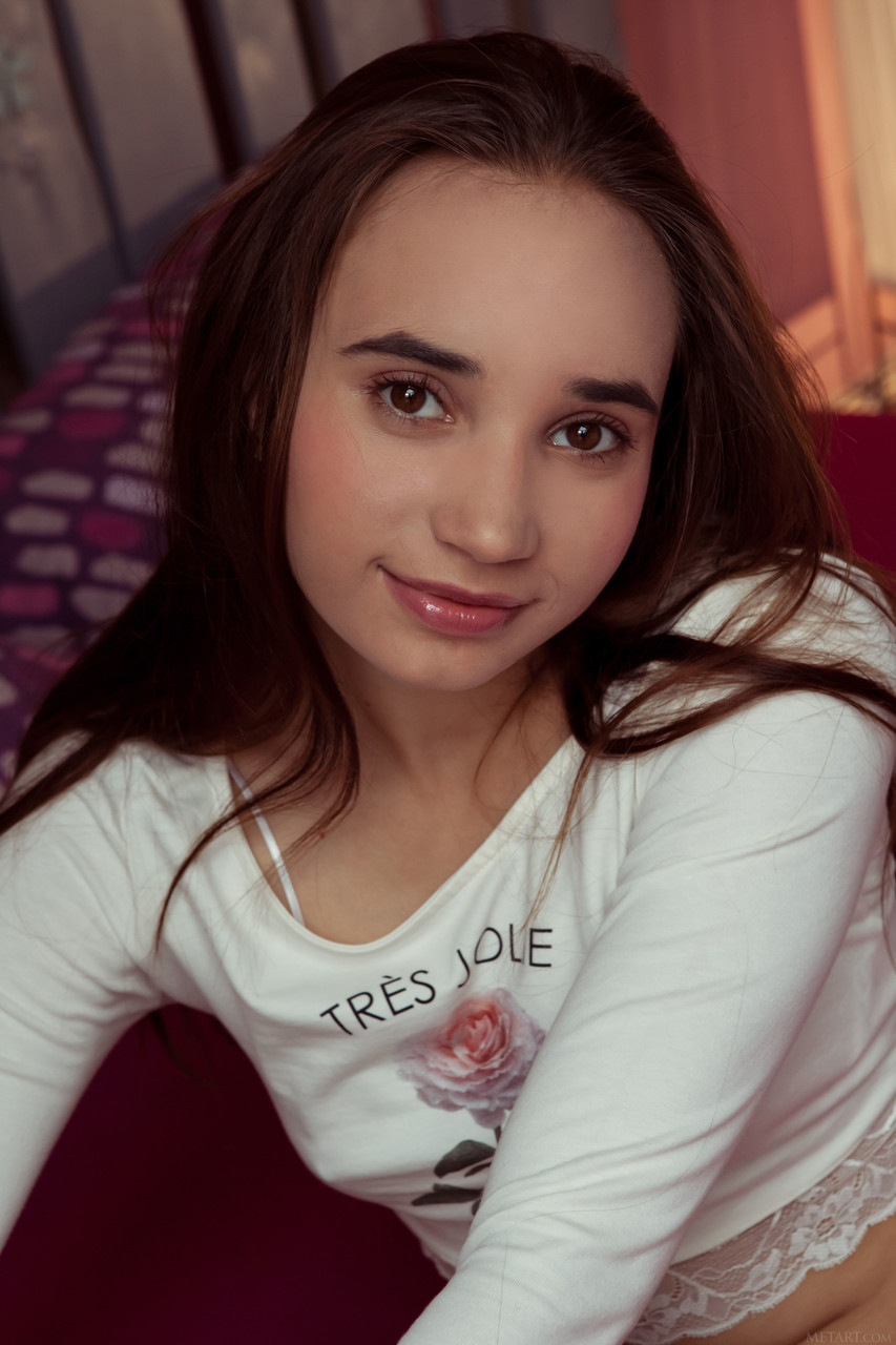 Sweet Teen Messiah Strips Slowly And Flaunts Her Nice Bum