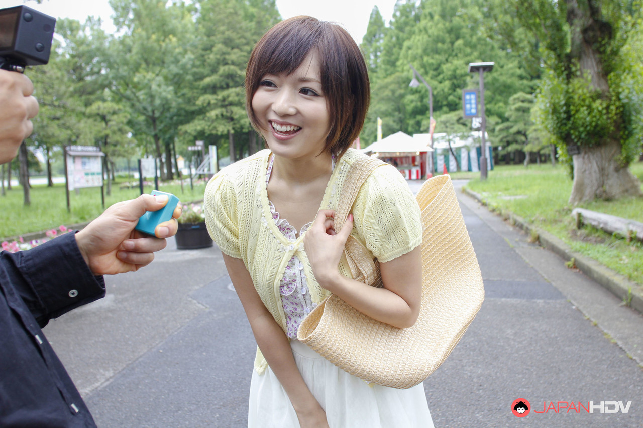 Japanese Girl Asakura Masturbates After Giving Blowjob In Vehicle