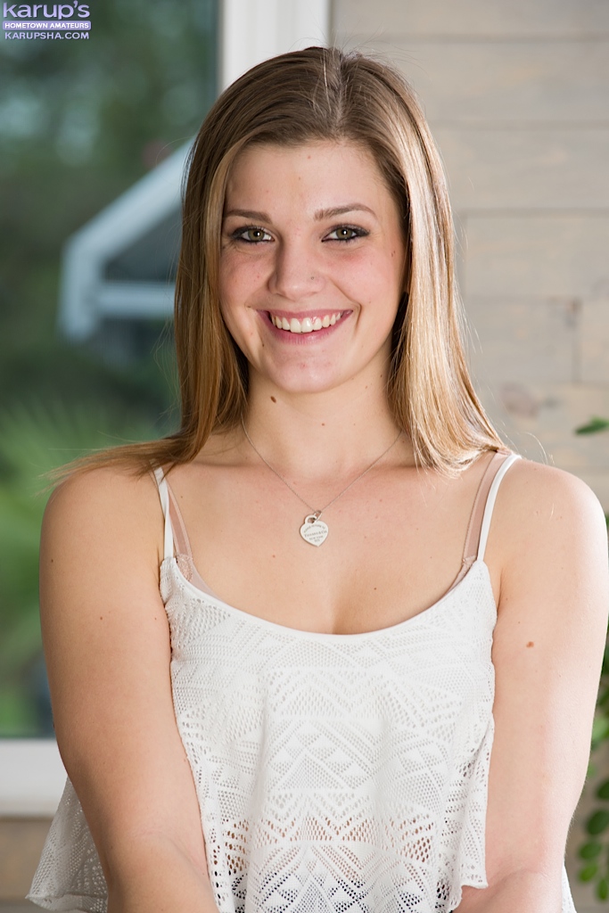 Beautiful Teen Babe Aubrey Snow Flashes White Panties And Masturbating