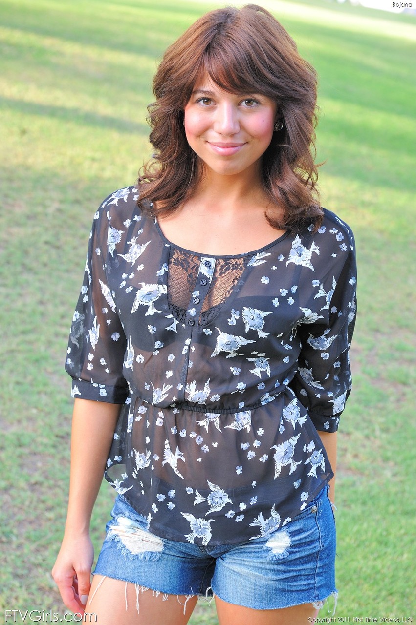 European Bojana Unveils Natural Tits And Hot Ass Masturbation