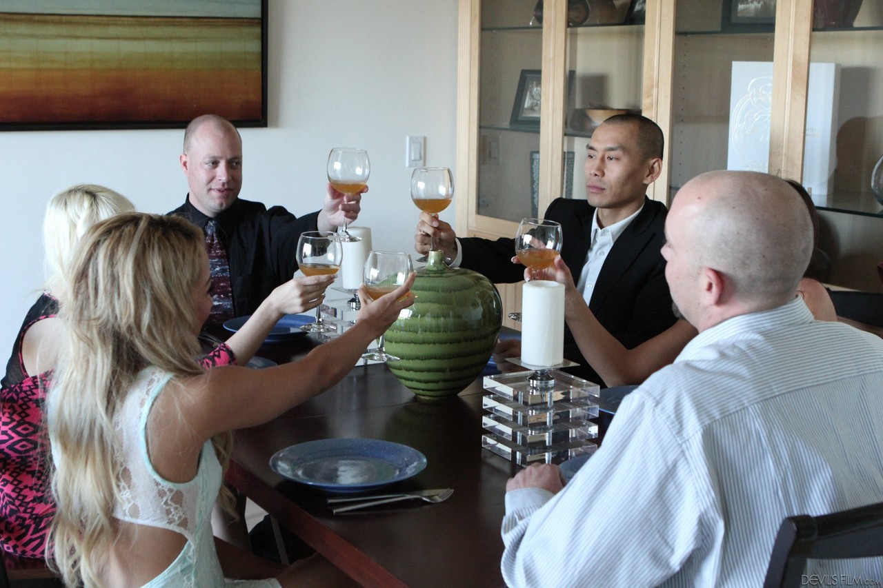 Wild Dirty Wives In DP Anal Group Sex At Private Swinger Party