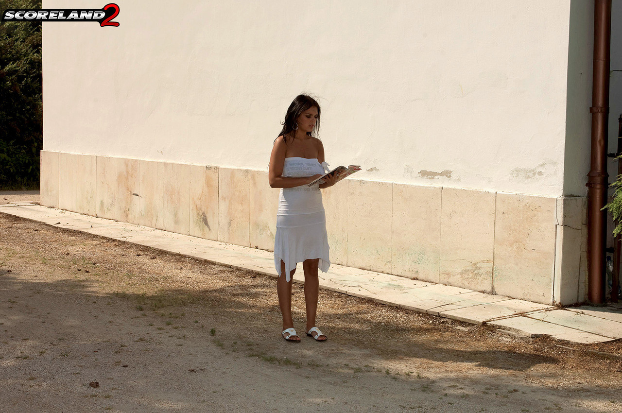 Mean Girls Drench Busty Babe In Water So Her Dress Goes See Thru