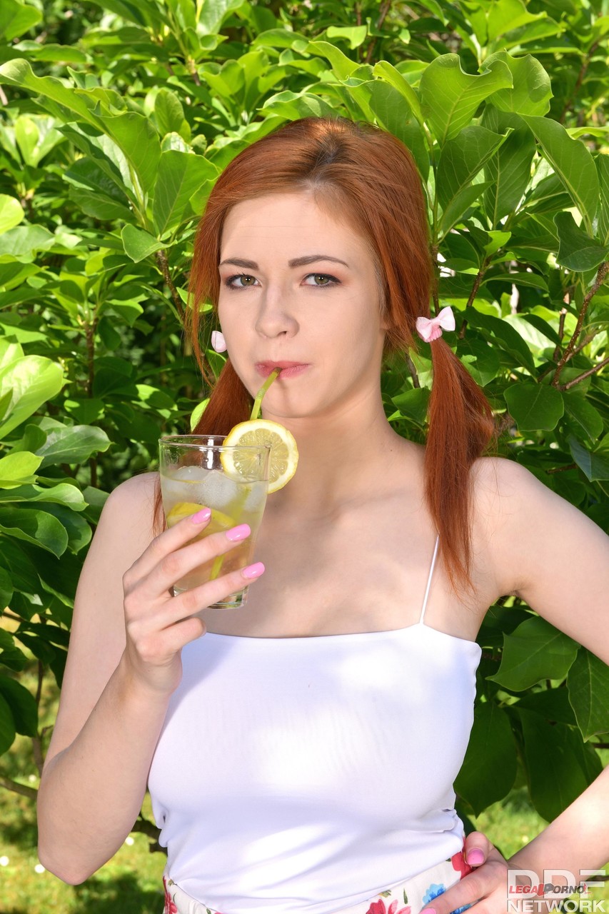 Redhead Olivia Enjoys Hardcore Outdoor Sex With Her Hung Man