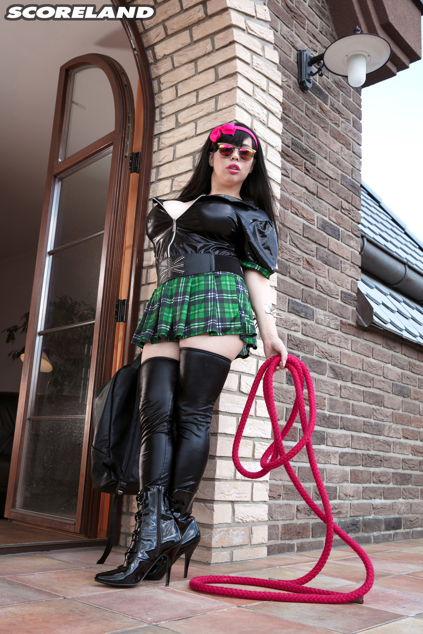 Busty Asian Schoolgirl Tigerr Benson Shows Big Tits And Meaty Pussy