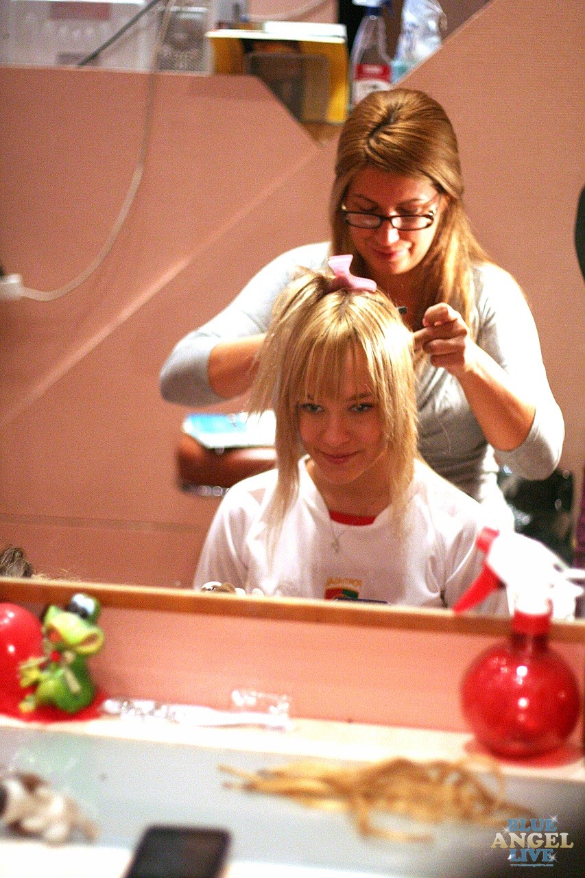 Hungarian Babe Blue Angel Gets Dolled Up For Amateur Porn Shoot