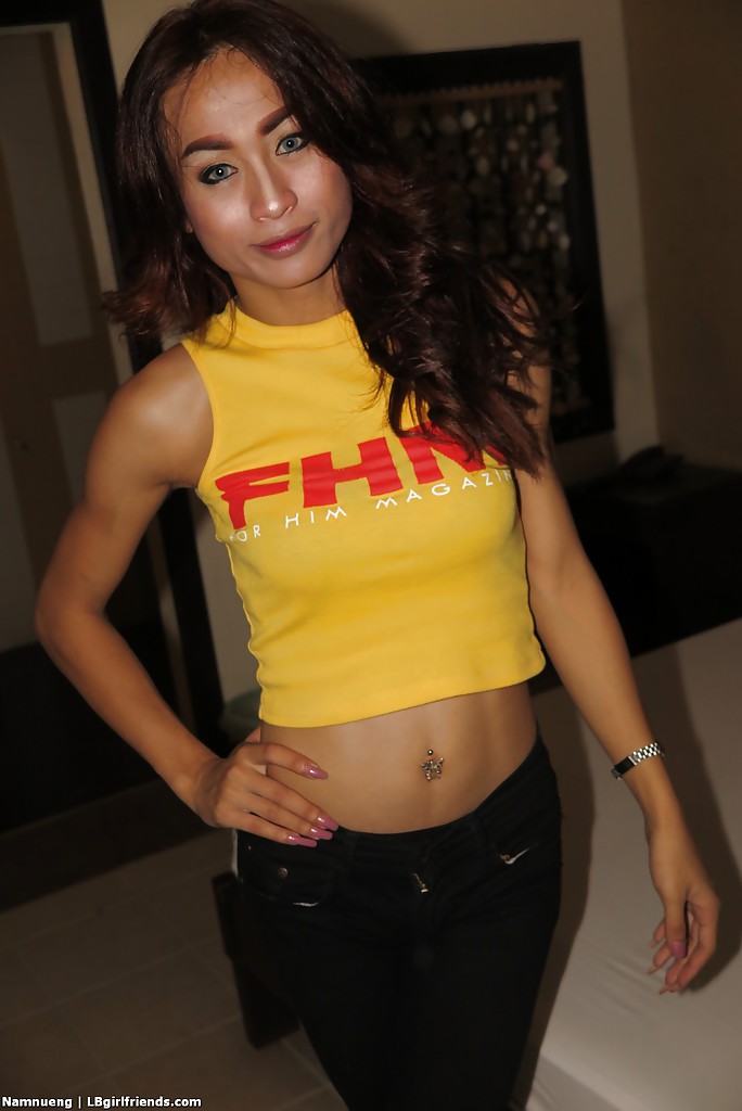 Hung Asian Ladyboy Namnueng Gets Her Creamy Ass Stuffed