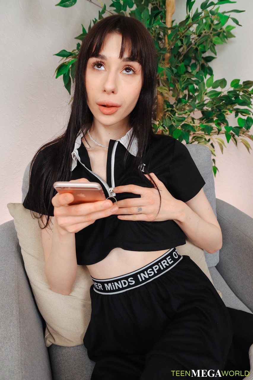 Amateur Teen Wensday K Shows Slim Body And Rubs Sweet Muff