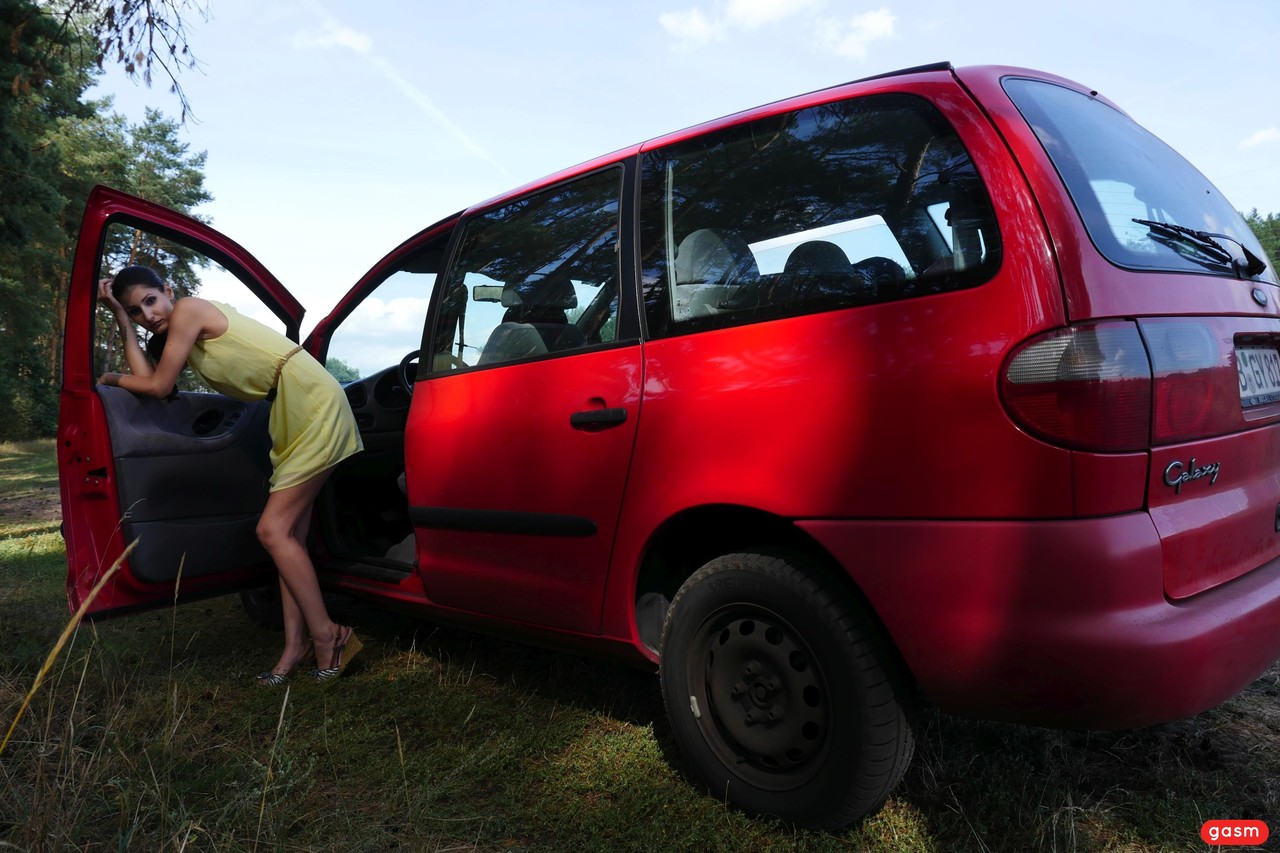 Sexy European Babe Coco Kiss Sucks Dick And Gets Fucked On Car
