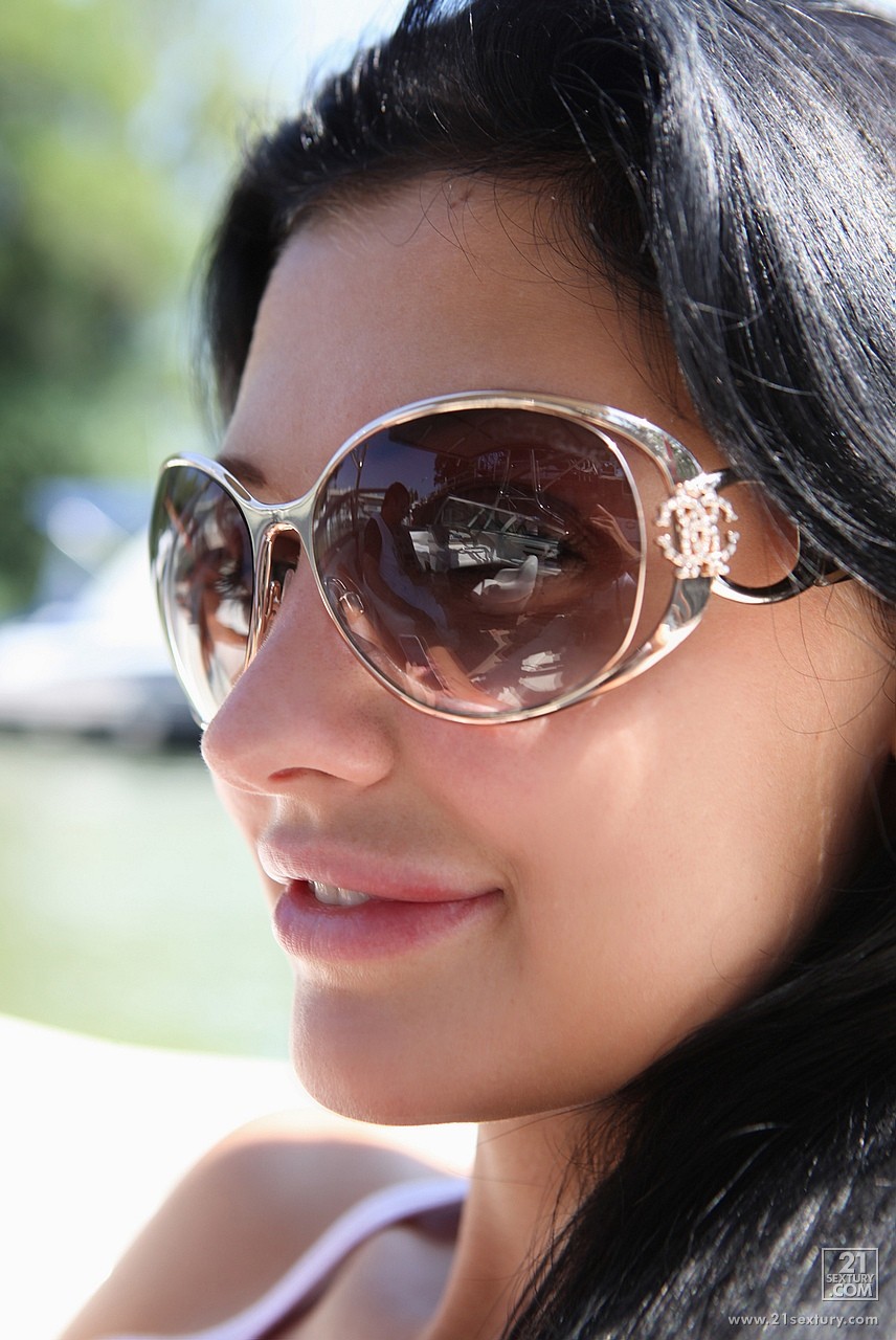 Hungarian Gold Digger Aletta Ocean With Big Boobs Taking A Piss On Boat