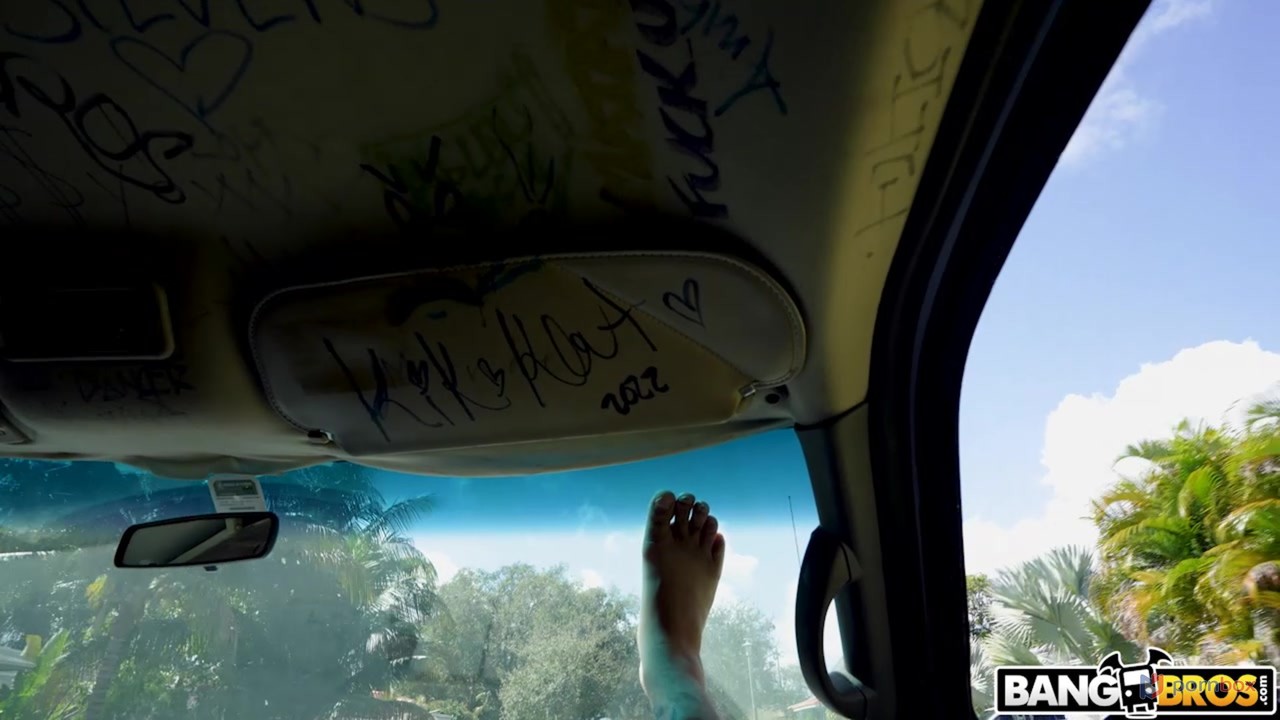 与荡妇性感金发搭车女星Storm的狂野硬核性行为