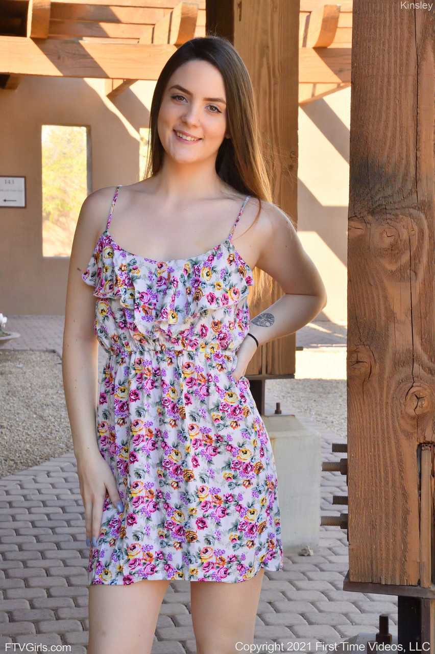 Adorable Amateur Babe Kinsley Exposes Tasty Twat And Nice Ass Solo