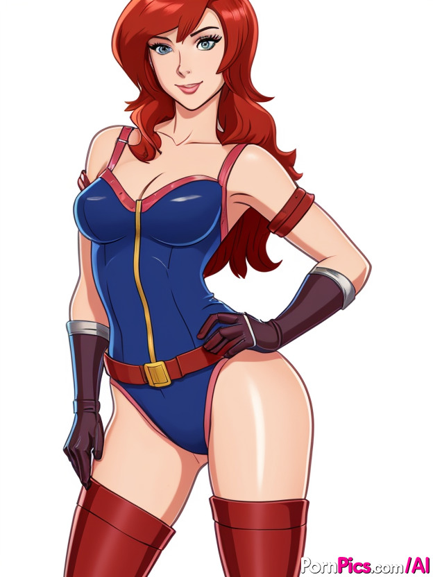 诱人的动漫宝贝格温·田纳森在卡通合集中